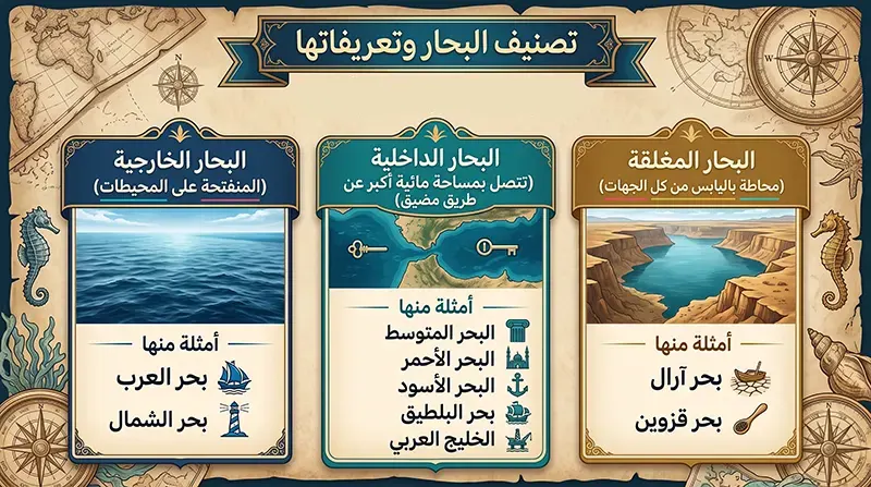 تصنيف البحار 